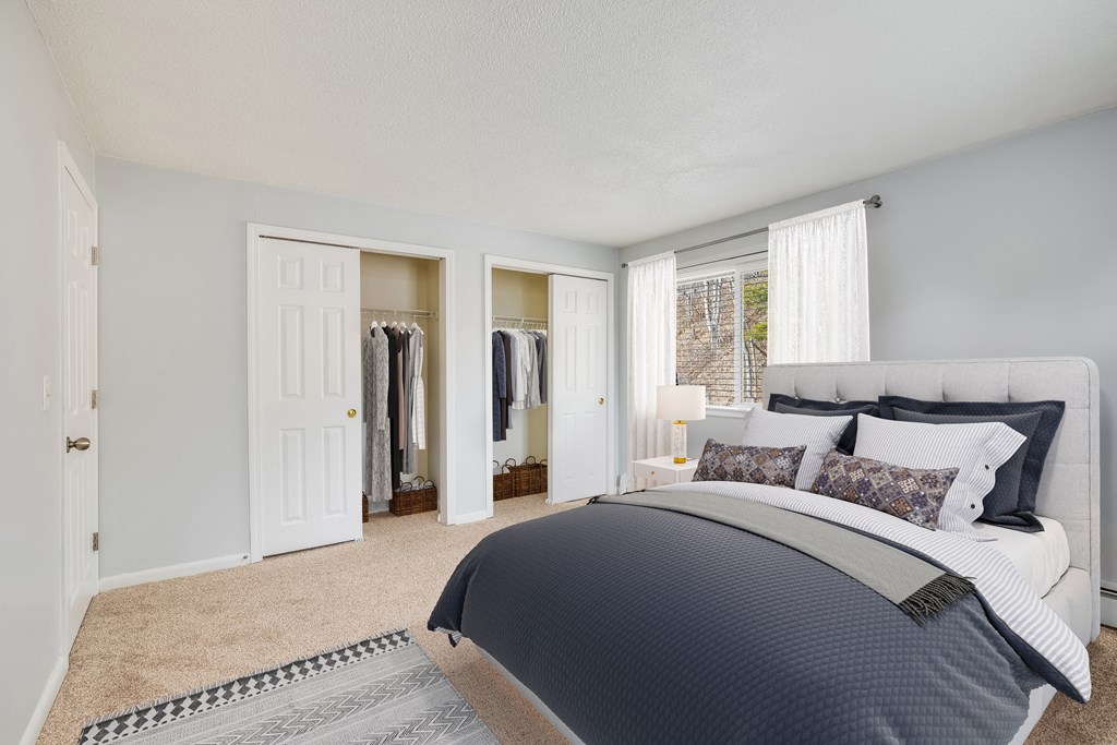 Bedroom With Closet at Ashford Crossing, Massachusetts
