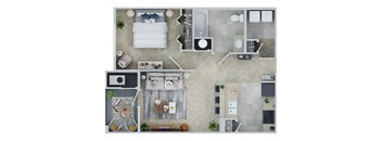 635 Sq. Ft 1 BED - 1 BATH | Alex at Alexander at Patroon Creek, Albany, NY, 12206