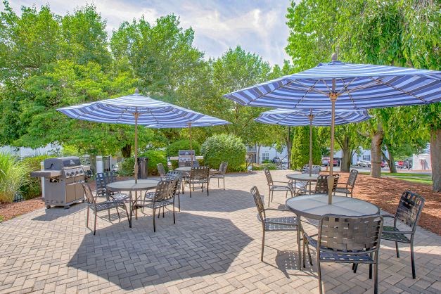 Outdoor seating area