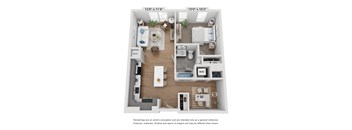 1 bedroom floor plan