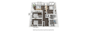 3 Bed / 2 Bath at The Indie, Massachusetts, 02134
