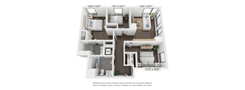 3 Bed / 2 Bath at The Indie, Boston, MA  