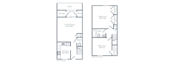 the floor plan of baronial style luxury house