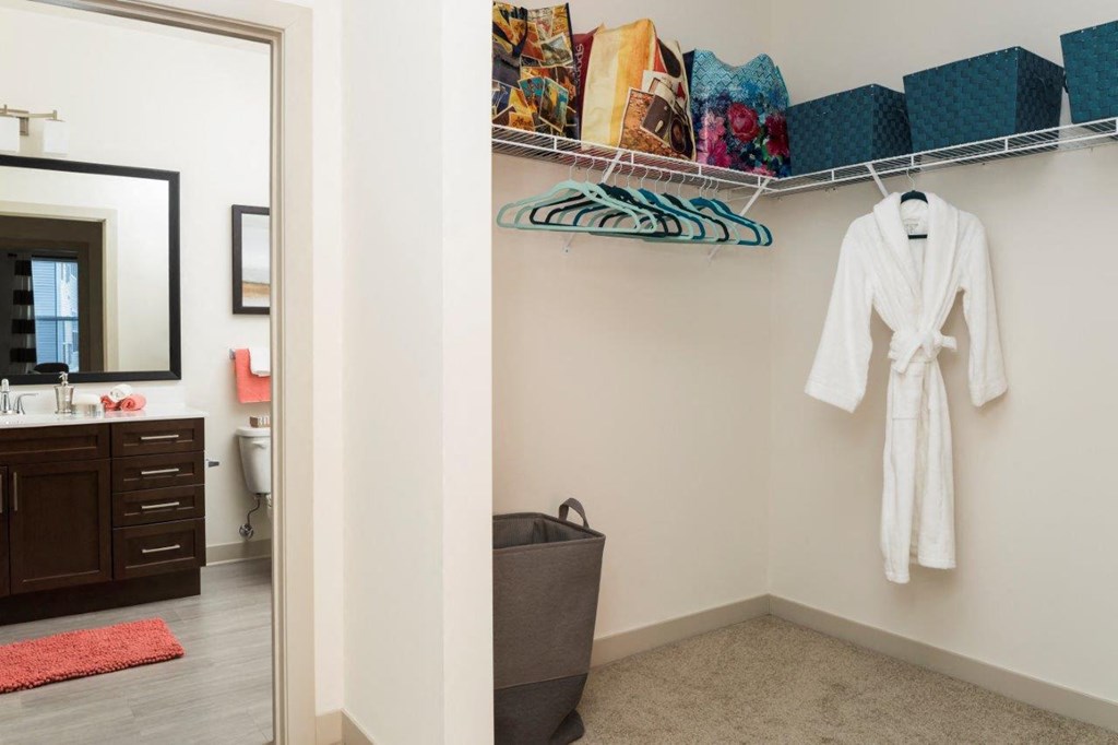 Spacious Walk-In Closet