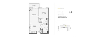 1 Bedroom Unit - A4