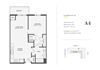 1 Bed 1 Bath Unit - A4