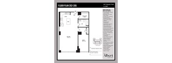 A floor plan for a 2 bedroom apartment with a living room, kitchen, and bathroom.