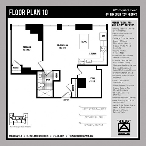 a floor plan for a house