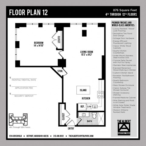 a floor plan of the apartment