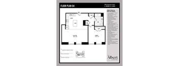 A floor plan for a 788 square feet apartment with 7th through 12th floors.