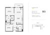 1 Bed with Office 2 Bath - B3