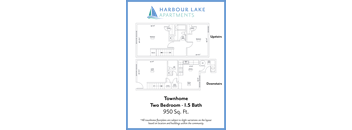 a floor plan of a house with a boat on top of it