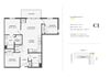 3 bed 2 bath Unit - C1