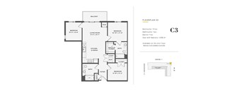 3 Bedroom Unit - C3