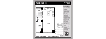 A black and white floor plan for a 2nd floor apartment.