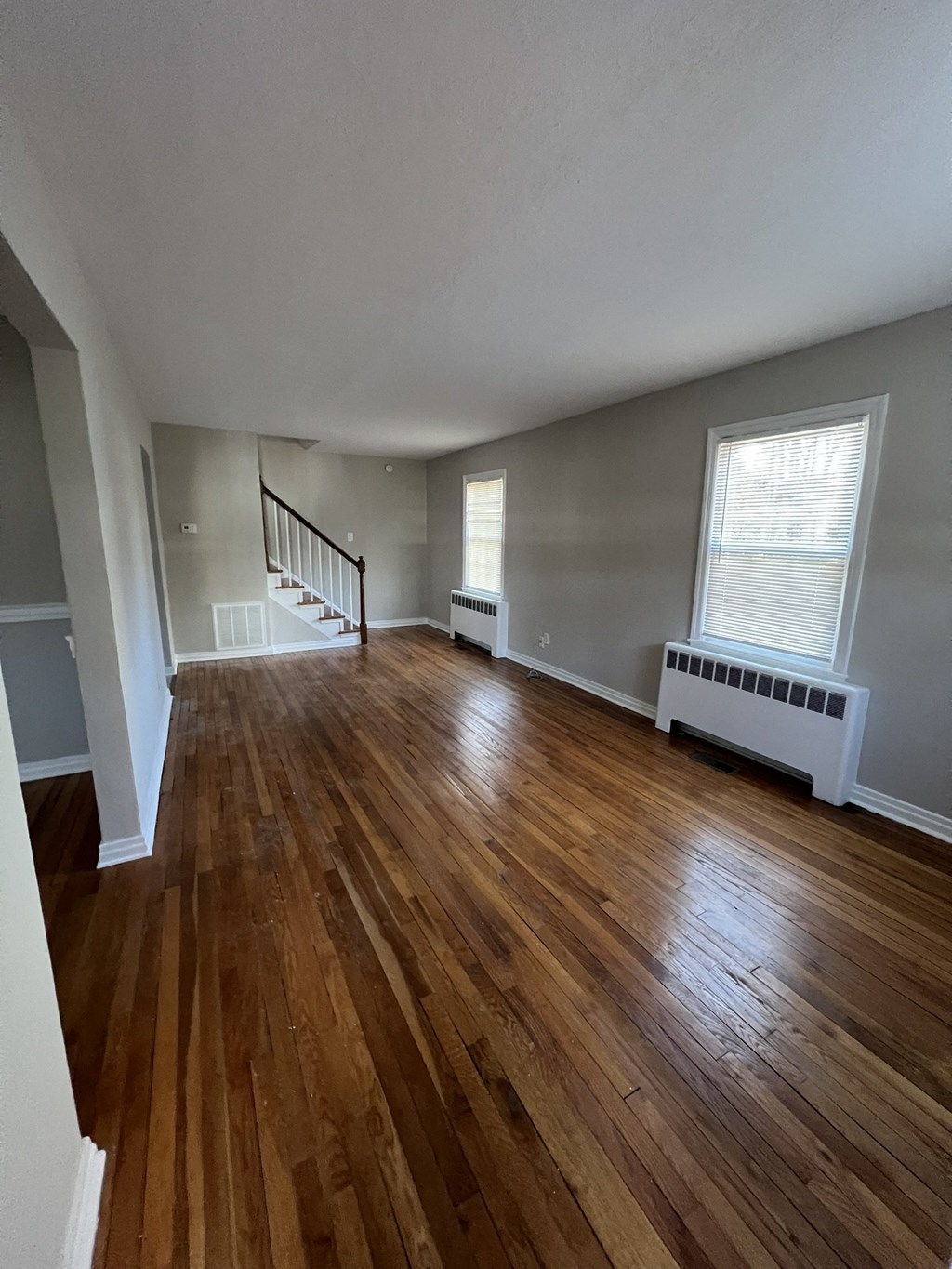 living room from front door
