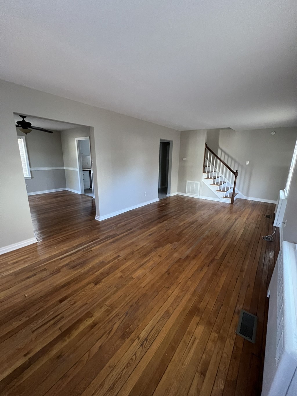 living room from corner