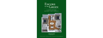 an image of the front cover of the brochure for encore on the green