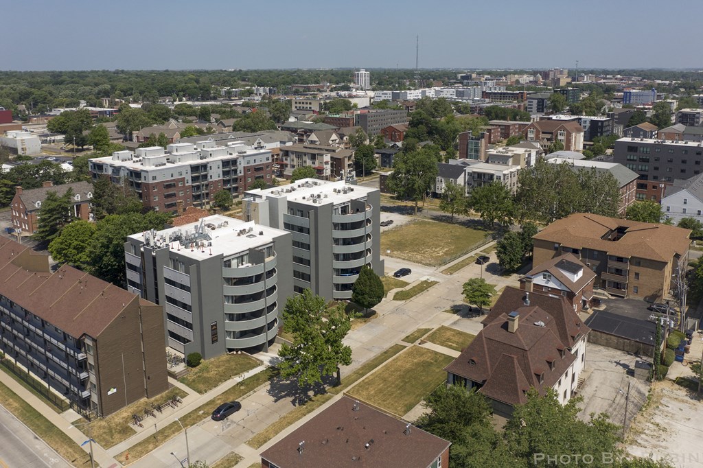 a view of the city from the top of the tower