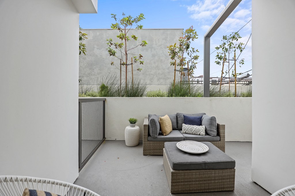 a home that explores communal living for adults at The Fairfax Flats Apartments, Los Angeles, California