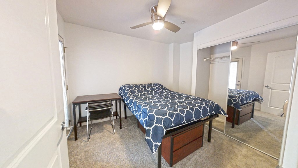 Bedroom, Desk, Dressers