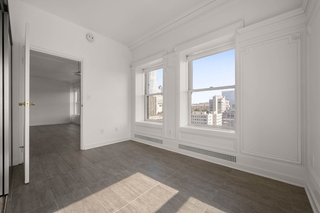 Open Floorplan for custom interior at Grand Central Market Apartments, Los Angeles, California