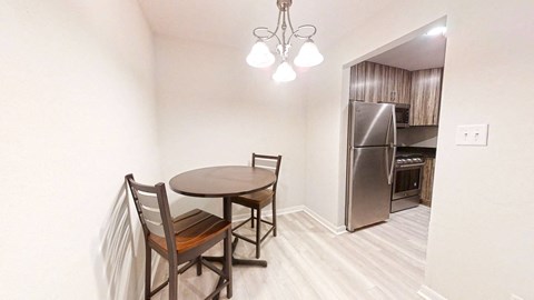 Apt #105 dining room