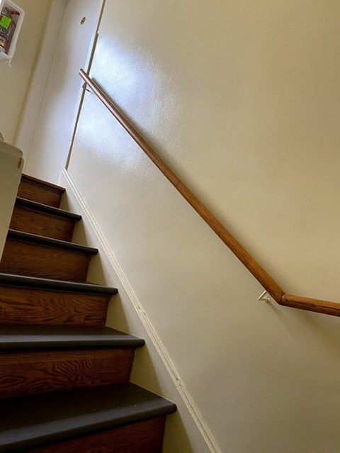 Garden Court Apartments - Stairs from Front Entrance to 2nd Floor