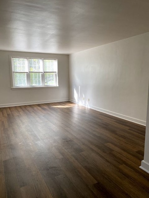 Garden Court Apartments - Living Room / Wood-grain vinyl plank flooring