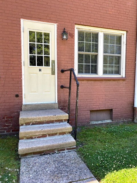 Garden Court Apartments - Building's Back Exit