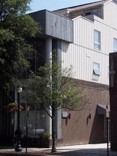 Loockerman Square Apartments from Loockerman Street showing 3rd & 4th floor, front-facing balconies.