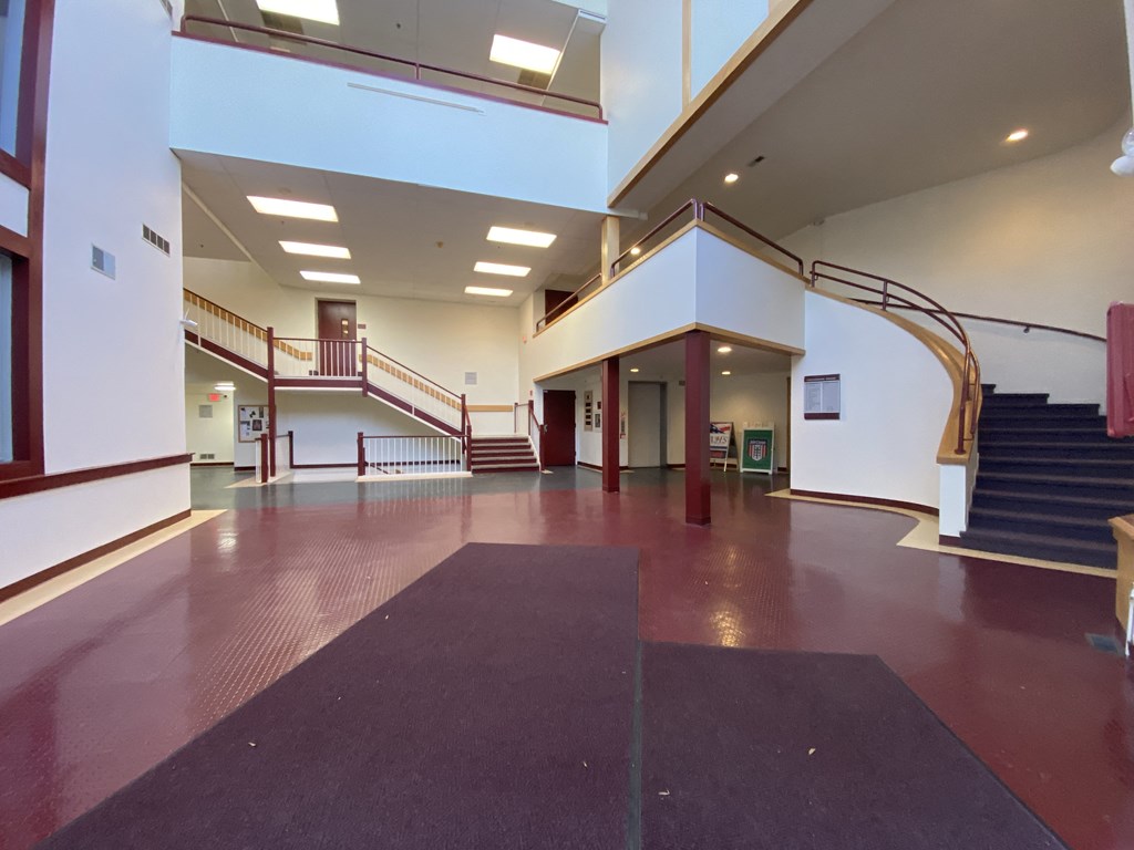 Entrance to Atrium Lobby - Steps to Mezzanine Level