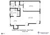 One Bedroom/1-Bath First Floor Floor Plan