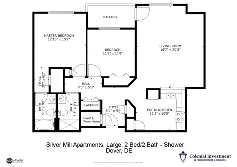 a floor plan of a room with a bathroom and a bedroom