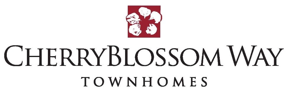 A logo for Cherry Blossom Way Townhomes is displayed.