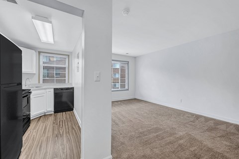 Kitchen and Living Room