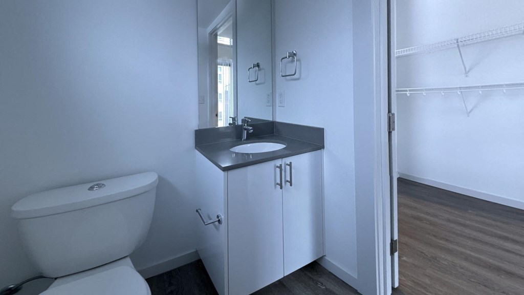 a small bathroom with a toilet and a sink