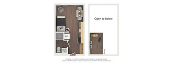 bedroom floor plan  the residences at cityscape