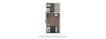 this is a floor plan of our studio apartment