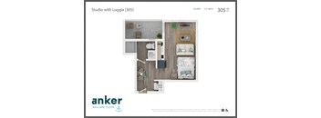 bedroom floor plan anker 1 bedroom 1 bath, opens a dialog