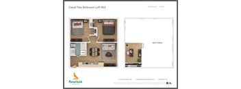 a comparison of two floor plans of a 237 sq ft apartment
