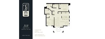 A floor plan for a property at 315 First Ave NW, Seattle.