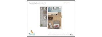 Fremont Studio with Deck 513