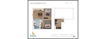 a rhymespace one bedroom loft floor plan