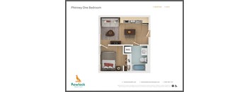 the floor plan of room one bedroom