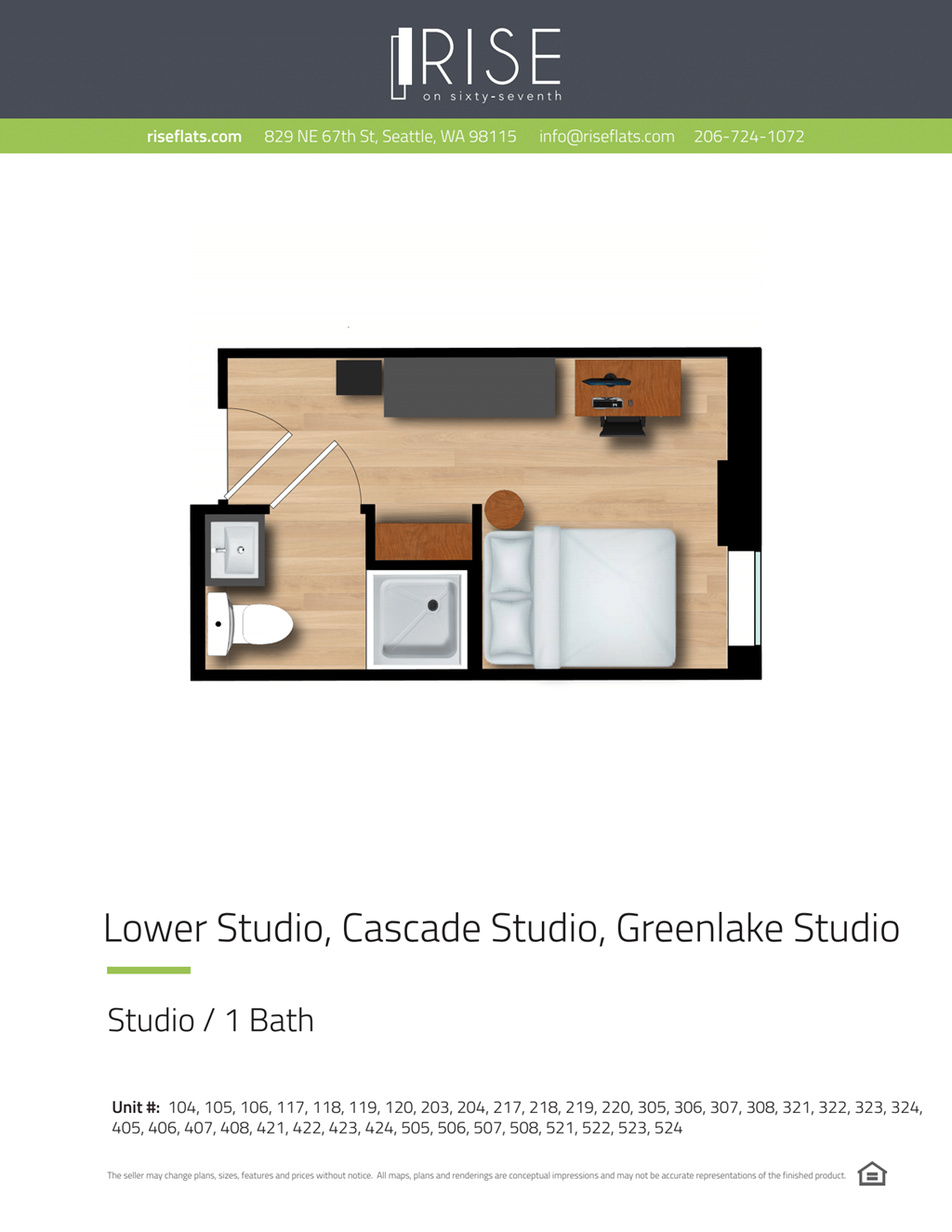 a floor plan of lower studio cascade studio