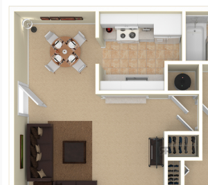 1 Bedroom 1 Bath