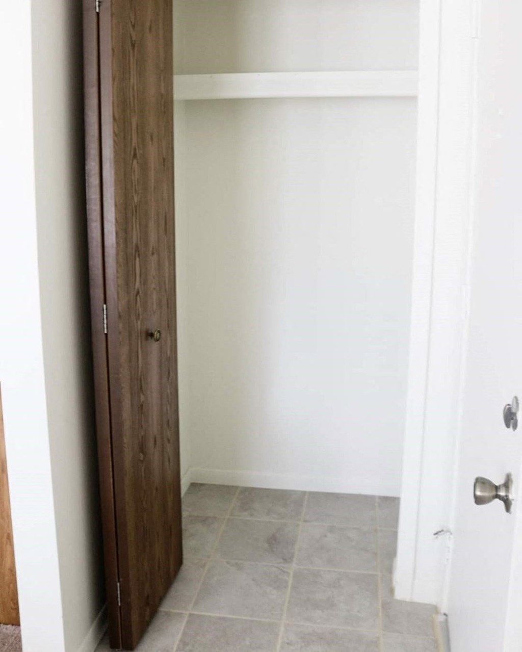 how to build a closet in a bathroom with a wood door