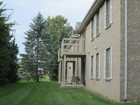 Optional patios and balconies
