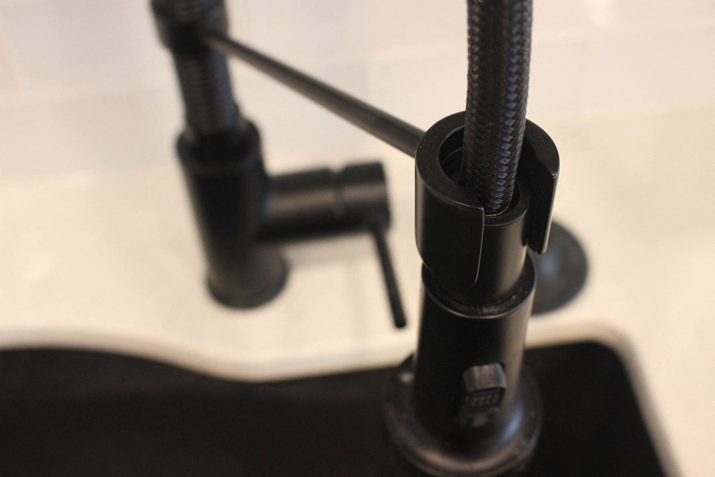 Black built in sinks in select units